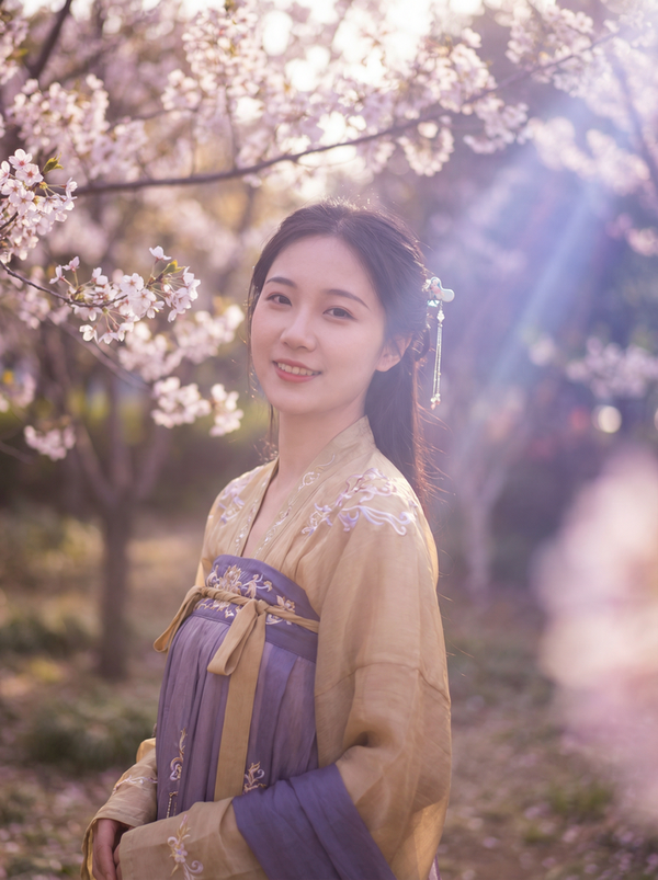 鸳鸯浴古风汉服视频