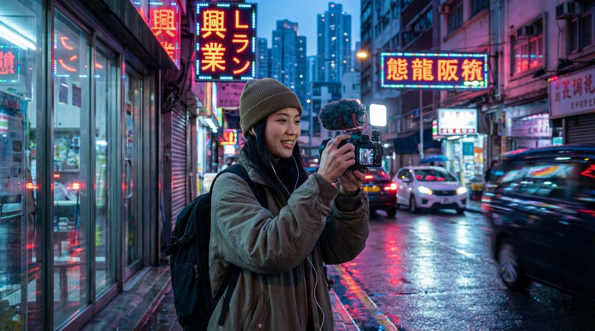 母狗影视城市夜景短视频